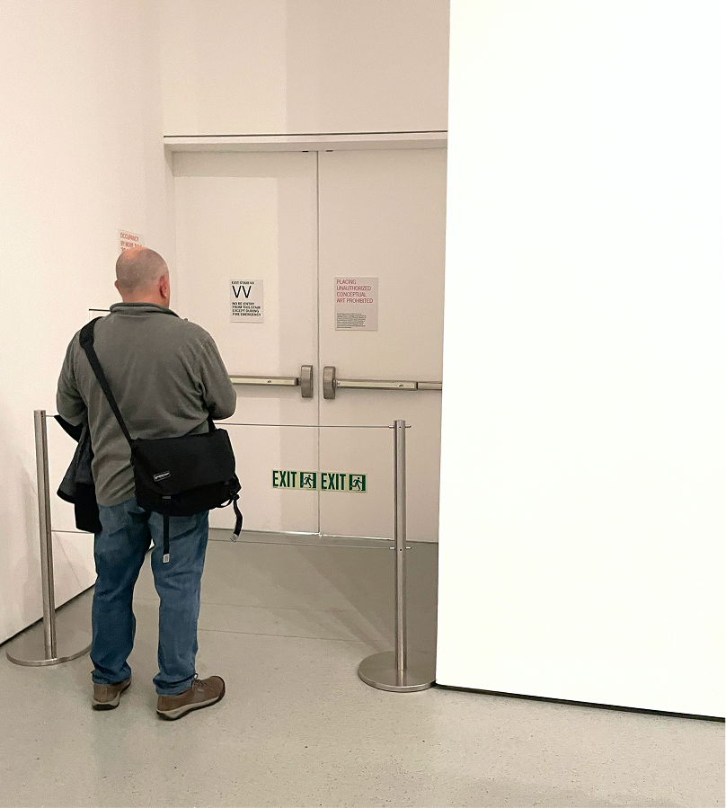 Placing Unauthorised Conceptual Art Prohibited, 2024 — Jessica Kuhn Artist
